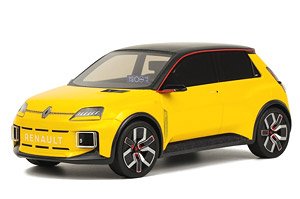 Renault 5 E-Tech Electric Prototype 2021 (Yellow) (Diecast Car)