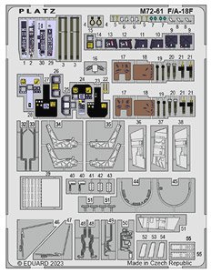 F/A-18F スーパーホーネット用エッチングパーツ (プラモデル)
