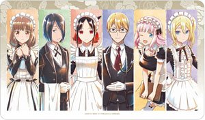 Animation [Kaguya-sama: Love is War -The First Kiss Ne Ver. Ends-] [Especially Illustrated] Maid & Butler Ver. Ani-Art Aqua Label Play Mat (Card Supplies)