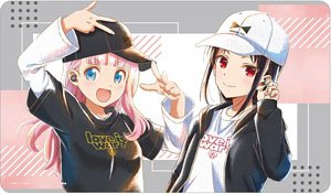 Animation [Kaguya-sama: Love is War -The First Kiss Ne Ver. Ends-] [Especially Illustrated] Street Fashion Ver. Ani-Art Aqua Label Play Mat (Card Supplies)