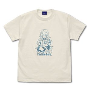 Evangelion Rei Ayanami T-Shirt Long Hair Ver. Vanilla White M (Anime Toy)