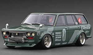 Datsun Bluebird (510) Wagon Green (ミニカー)