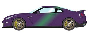NISSAN GT-R Premium edition T-spec 2024 ミッドナイトパープル (ミニカー)