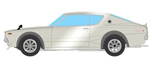 Nissan Skyline 2000 GT-R (KPGC110) 1973 with Chin spoiler (RS watanabe 8 spork) シャンパンシルバー (ミニカー)