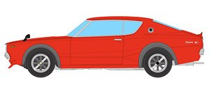 Nissan Skyline 2000 GT-R (KPGC110) 1973 with Chin spoiler (RS watanabe 8 spork) レッド (ミニカー)