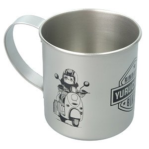 Laid-Back Camp Stainless Mug Biker Ver.2 (Anime Toy)