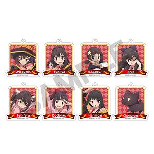 KonoSuba: An Explosion on This Wonderful World! Trading Acrylic Key Ring (Set of 8) (Anime Toy)