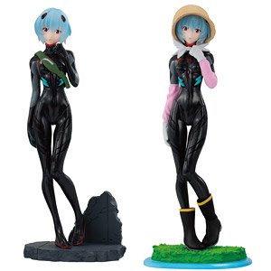 Gasha Portraits Premium Evangelion Rei Ayanami [Tentative Name] (Set of 4) (PVC Figure)