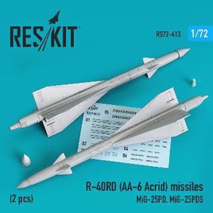 R-40RD `アクリッド` レーダー誘導長距離空対空ミサイル (2個入) (プラモデル)