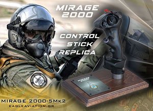 ミラージュ 2000-5 Mk.2 戦闘機 レプリカ操縦桿グリップ (レジン製完成品) (完成品飛行機)