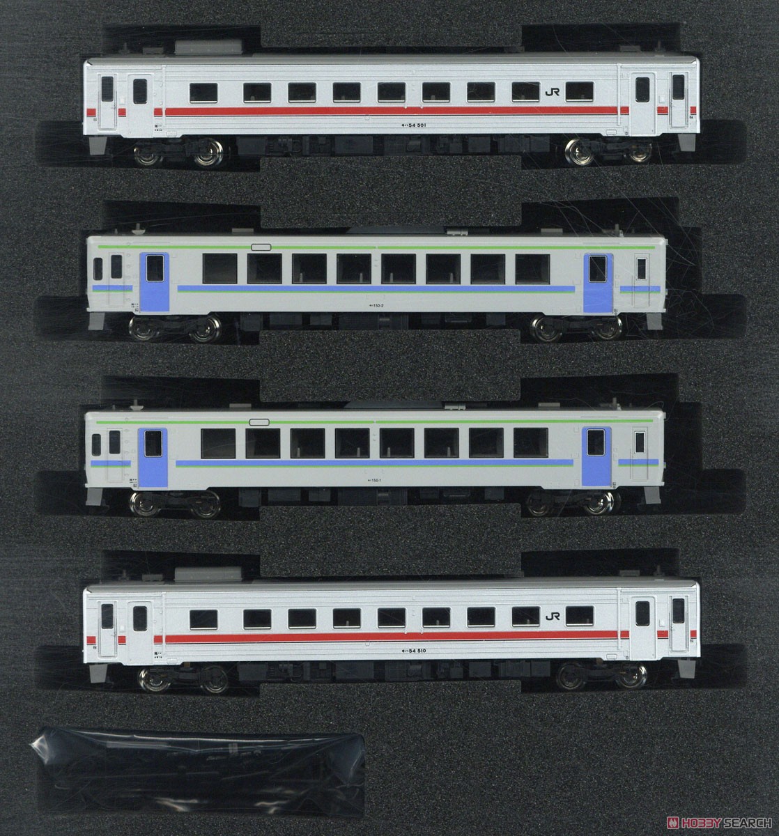 J.R. Hokkaido Type KIHA54-500 + KIHA150-0 Thank You Rumoi Main Line Four Car Formation Set B (w/Motor) (4-Car Set) (Pre-colored Completed) (Model Train) Item picture1