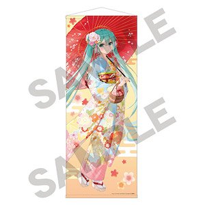 Hatsune Miku Life-size Tapestry Japanese Clothes Walk Hannnari Kyoto (Anime Toy)