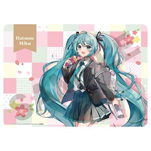 Hatsune Miku Rubber Mat School Trip Hannnari Kyoto (Card Supplies)