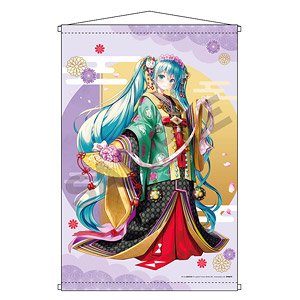 Hatsune Miku B2 Tapestry Twelve-layered Ceremonial Kimono Hannnari Kyoto (Anime Toy)