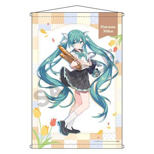 Hatsune Miku B2 Tapestry Bread Town Hannnari Kyoto (Anime Toy)