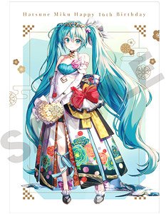 Hatsune Miku Single Clear File Birthday Kansai Enjoy (Anime Toy)