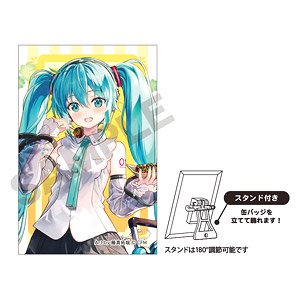 Hatsune Miku Art Can Badge Takoyaki Kansai Enjoy (Anime Toy)