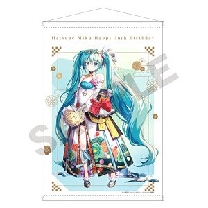 Hatsune Miku B2 Tapestry Birthday Kansai Enjoy (Anime Toy)