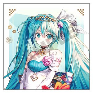 Hatsune Miku Cushion Cover Birthday Kansai Enjoy (Anime Toy)