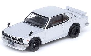 Nissan スカイライン 2000 GT-R (KPGC10) シルバー (ミニカー)