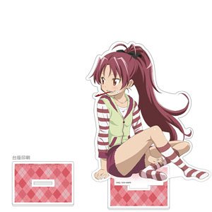 [Puella Magi Madoka Magica New Feature: Rebellion] Big Acrylic Stand (Kyoko / Loungewear) (Anime Toy)