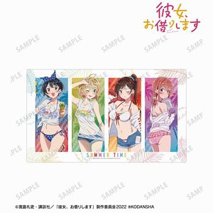 TV Animation [Rent-A-Girlfriend] [Especially Illustrated] Assembly Beach Date Ver. Play Mat (Card Supplies)