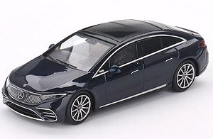 メルセデス ベンツ EQS 580 4MATIC ナチュラルブルーメタリック (右ハンドル) (ミニカー)
