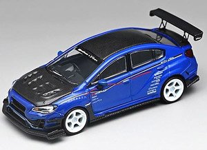 Subaru VAB S4 Varis Wide Body Kit Circuit ver. ブルー (ミニカー)