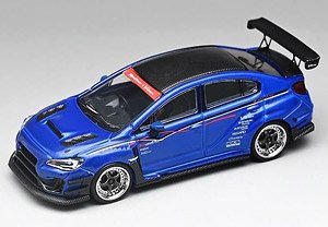 Subaru VAB WRX STI & S4 Varis Wide Body Kit ブルー (ミニカー)