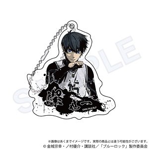 ブルーロック 墨絵風アクリルキーホルダー 潔世一 (キャラクターグッズ)