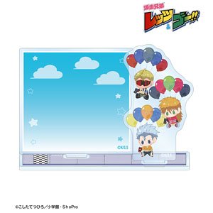 TV Animation [Bakuso Kyodai Let`s & Go!!] Brett & Michael & Carlo Popoon Acrylic Memo Stand (Anime Toy)
