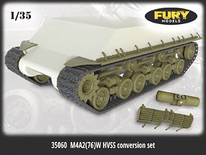 M4A2(76)W HVSS Conversion Set (for Zvezda) (プラモデル)