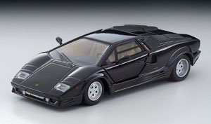 TLV-N Lamborghini Countach 25th Anniversary (Black) (Diecast Car)