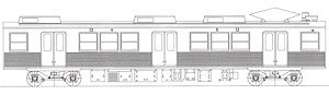 16番(HO) 7700系譲渡車 Aタイプ 中間車1両 (増結用) (組み立てキット) (鉄道模型)