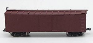 アメリカ 有蓋車A (US Box Car 40ft Wood A) ペーパーキット (組み立てキット) ★外国形モデル (鉄道模型)