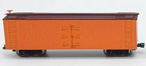 アメリカ 冷蔵車A (US Reefer 40ft Wood A) ペーパーキット (組み立てキット) ★外国形モデル (鉄道模型)