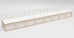16番(HO) 対向式ホーム 屋根なし (リニューアル品) ペーパーキット (組み立てキット) (鉄道模型)