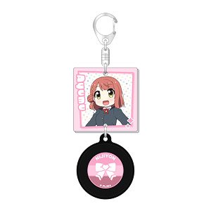 にじよん あにめーしょん ジャケット風レコードキーホルダー 上原歩夢 (キャラクターグッズ)