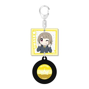にじよん あにめーしょん ジャケット風レコードキーホルダー 中須かすみ (キャラクターグッズ)