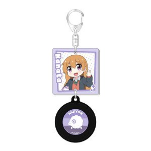 にじよん あにめーしょん ジャケット風レコードキーホルダー 近江彼方 (キャラクターグッズ)
