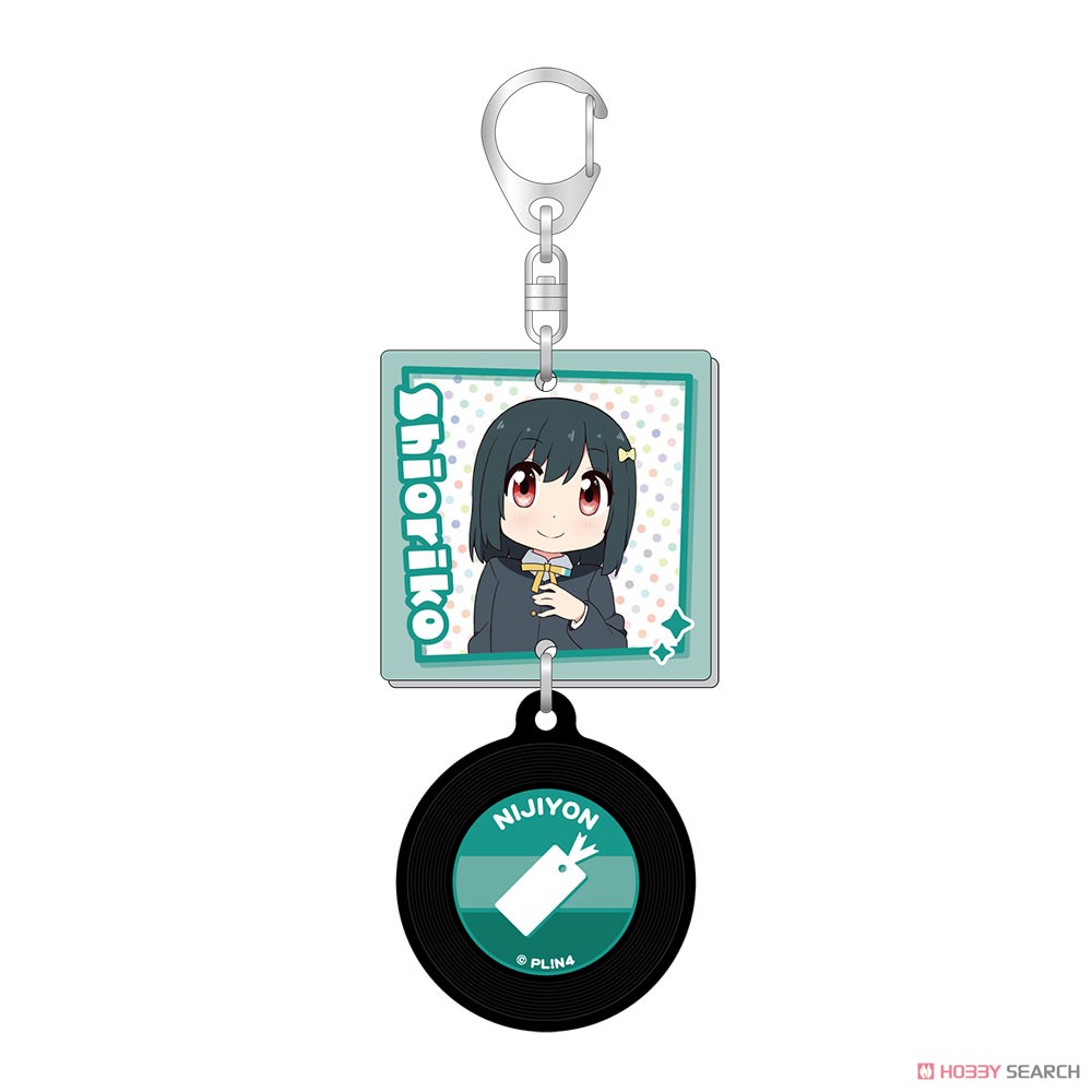にじよん あにめーしょん ジャケット風レコードキーホルダー 三船栞子 (キャラクターグッズ) 商品画像1