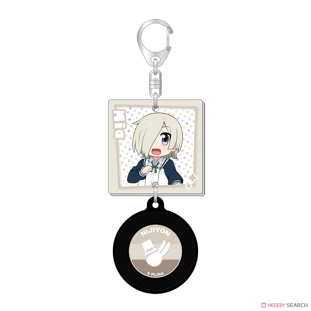 にじよん あにめーしょん ジャケット風レコードキーホルダー ミア・テイラー (キャラクターグッズ) 商品画像1