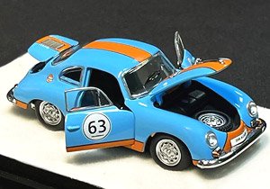 Porsche 356 Light Blue/Orange (Diecast Car)