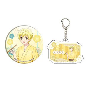 Acrylic Key Ring & Can Badge Set [Fruits Basket] 01 Momiji Soma (Especially Illustrated) (Anime Toy)