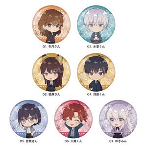 【氷属性男子とクールな同僚女子】 メタリック缶バッジ 01 (7個セット) (キャラクターグッズ)