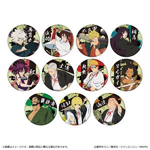 地獄楽 金屏風柄缶バッジ (11個セット) (キャラクターグッズ)