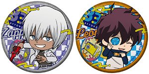 Blood Blockade Battlefront & Beyond Can Badge Set Leo & Zapp (Anime Toy)