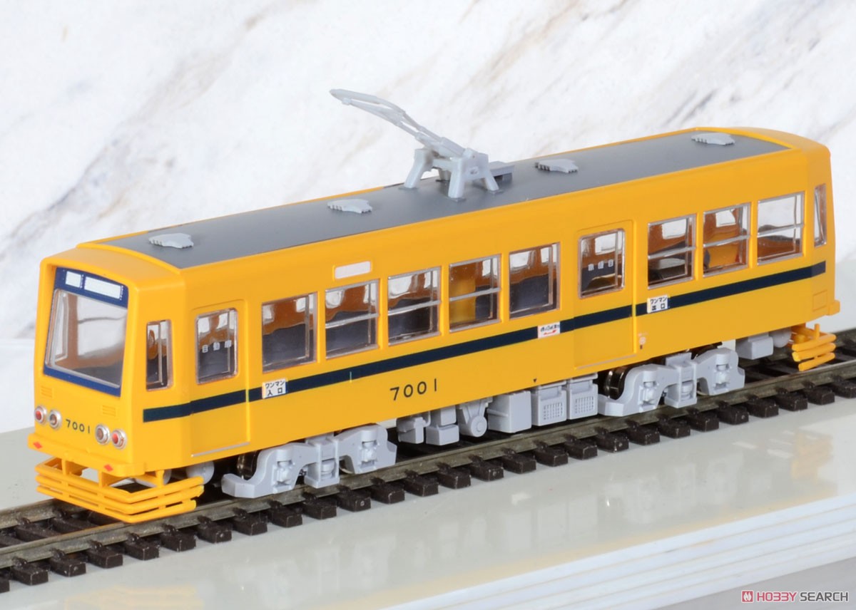 1/80(HO) Toden Arakawa Line Series Non-Air Conditionered Car Yellow #7001 Redy-to-run (Pre-colored Completed) (Model Train) Item picture4