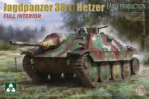 Jagdpanzer 38(t) Hetzer Early Production Full Interior (Plastic model)