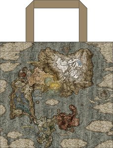 Elden Ring Full Color Tote Bag Map (Anime Toy)